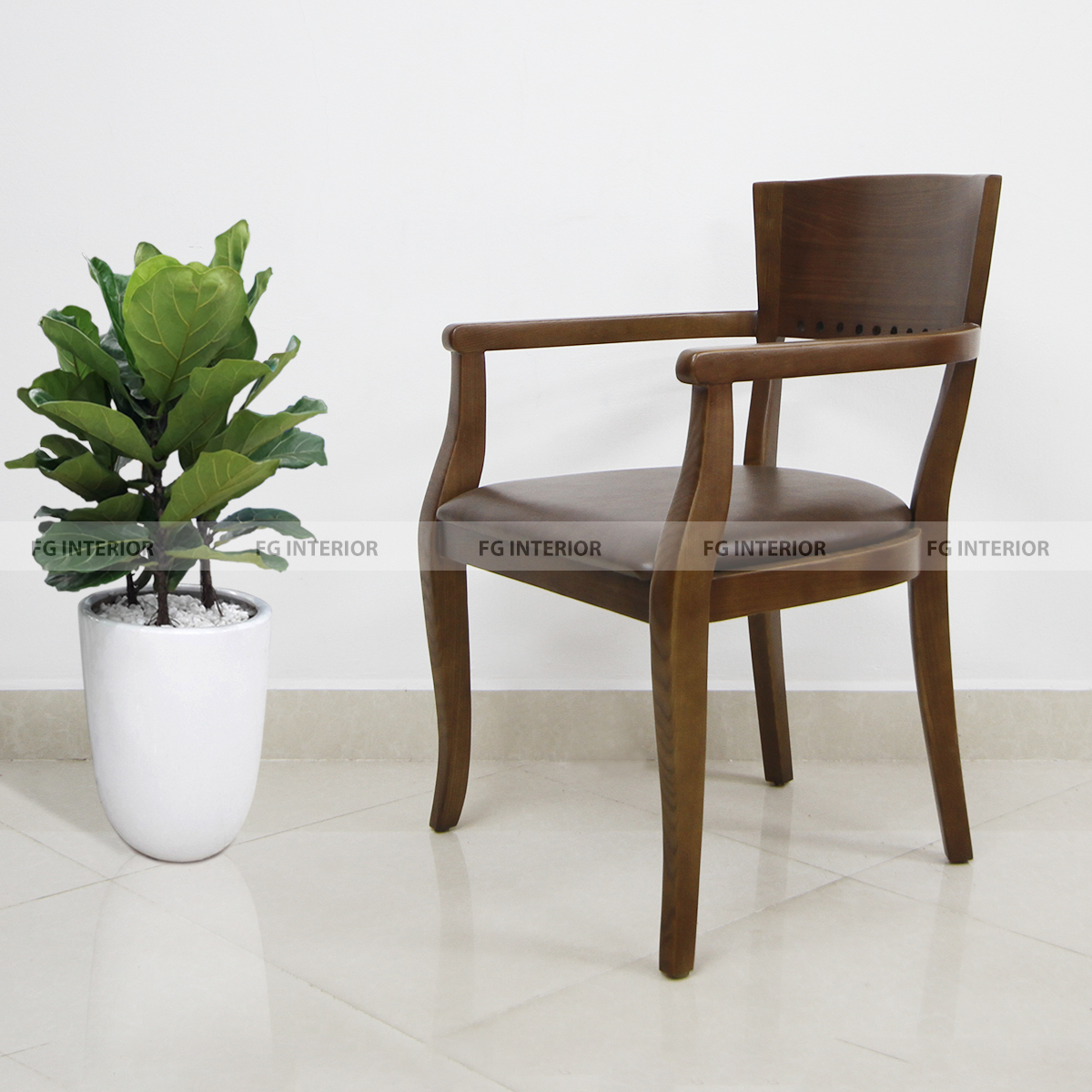 Ghế gỗ bọc đệm FM2