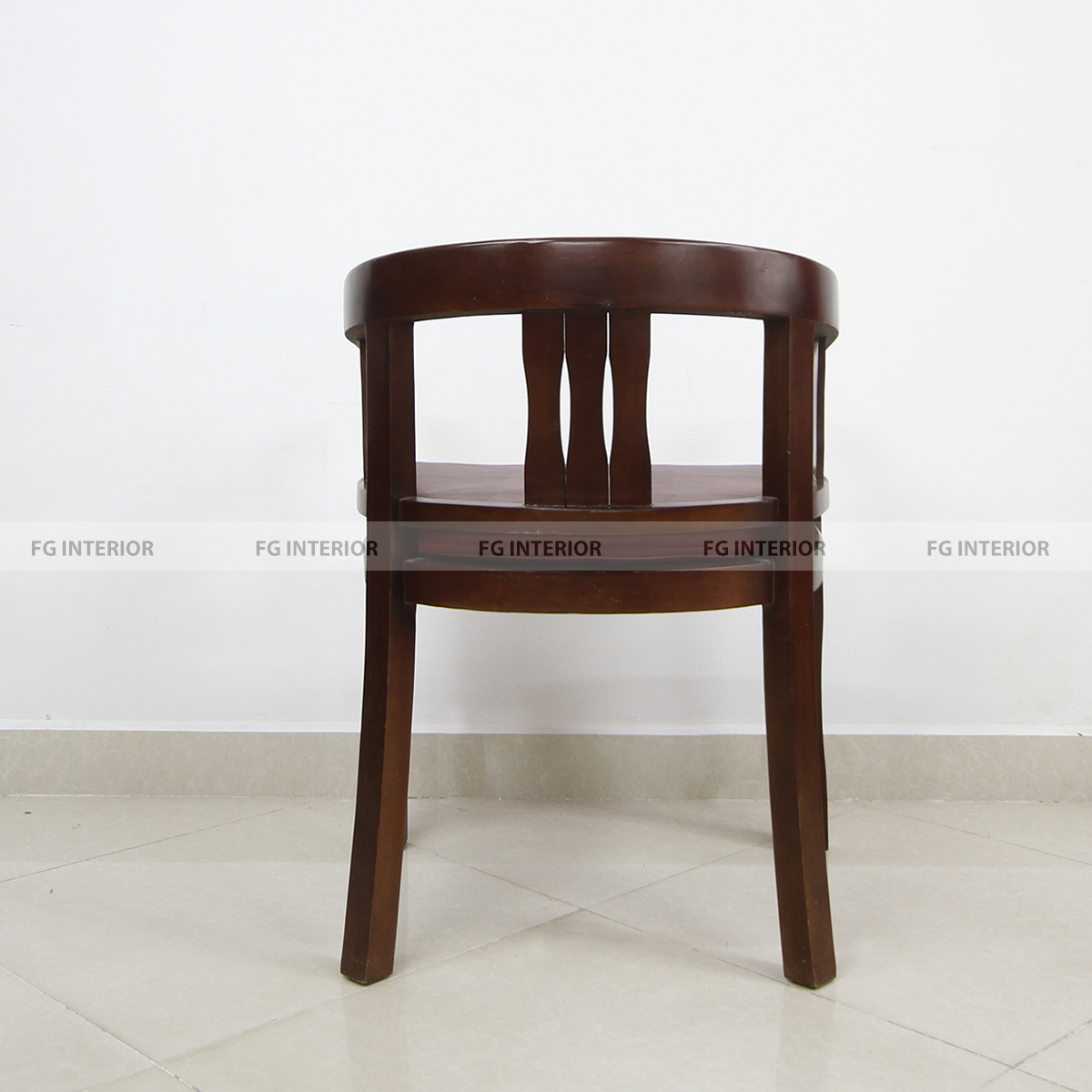 Ghế gỗ bọc da HOS